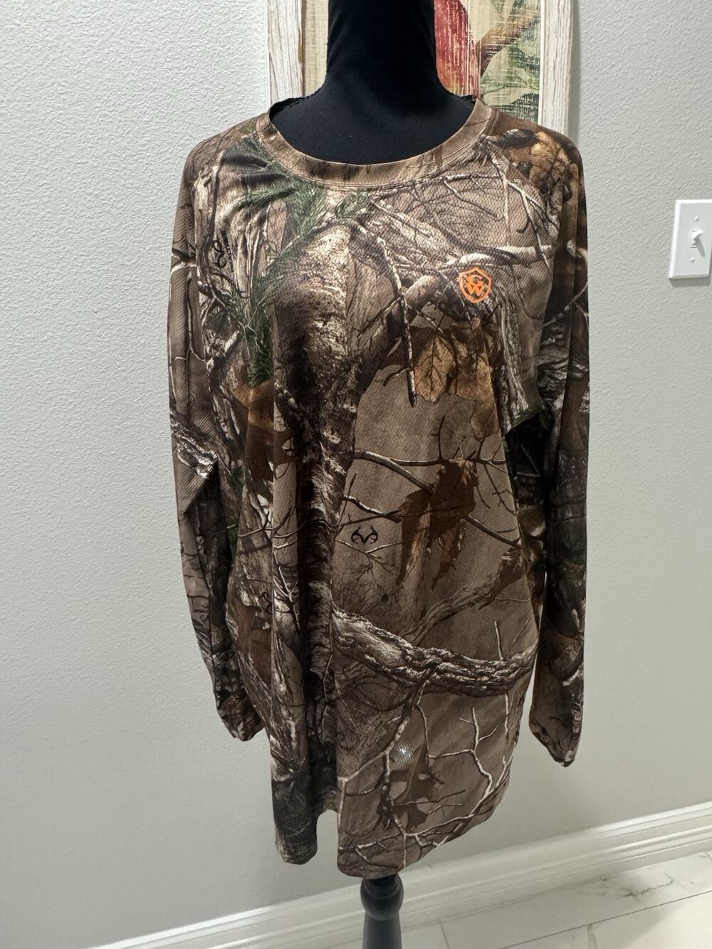 Game Winner Long Sleeve Realtree Shirt Hunting Fishing Size Large